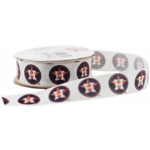 Houston Astros Official Logo Ribbon by Offray 7/8” x 9’ ft. NIP